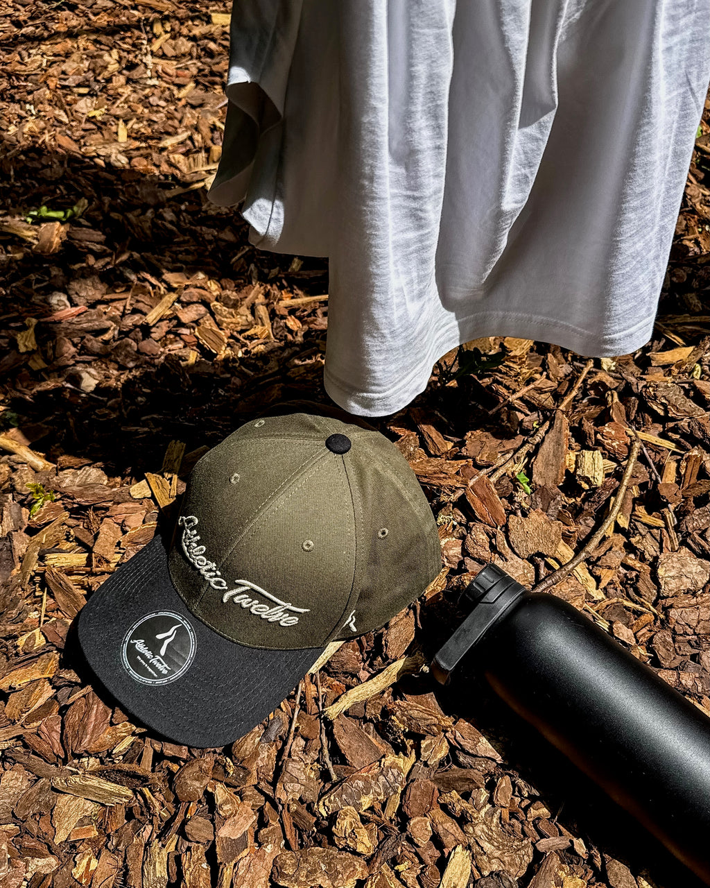 Athletic Twelve baseball cap · Green & Black