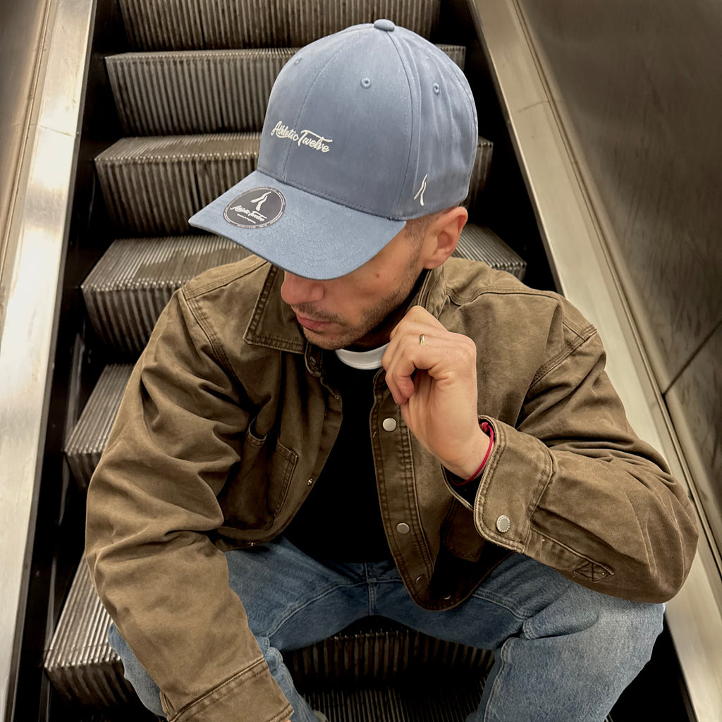 Athletic Twelve baseball cap blue - worn lifestyle