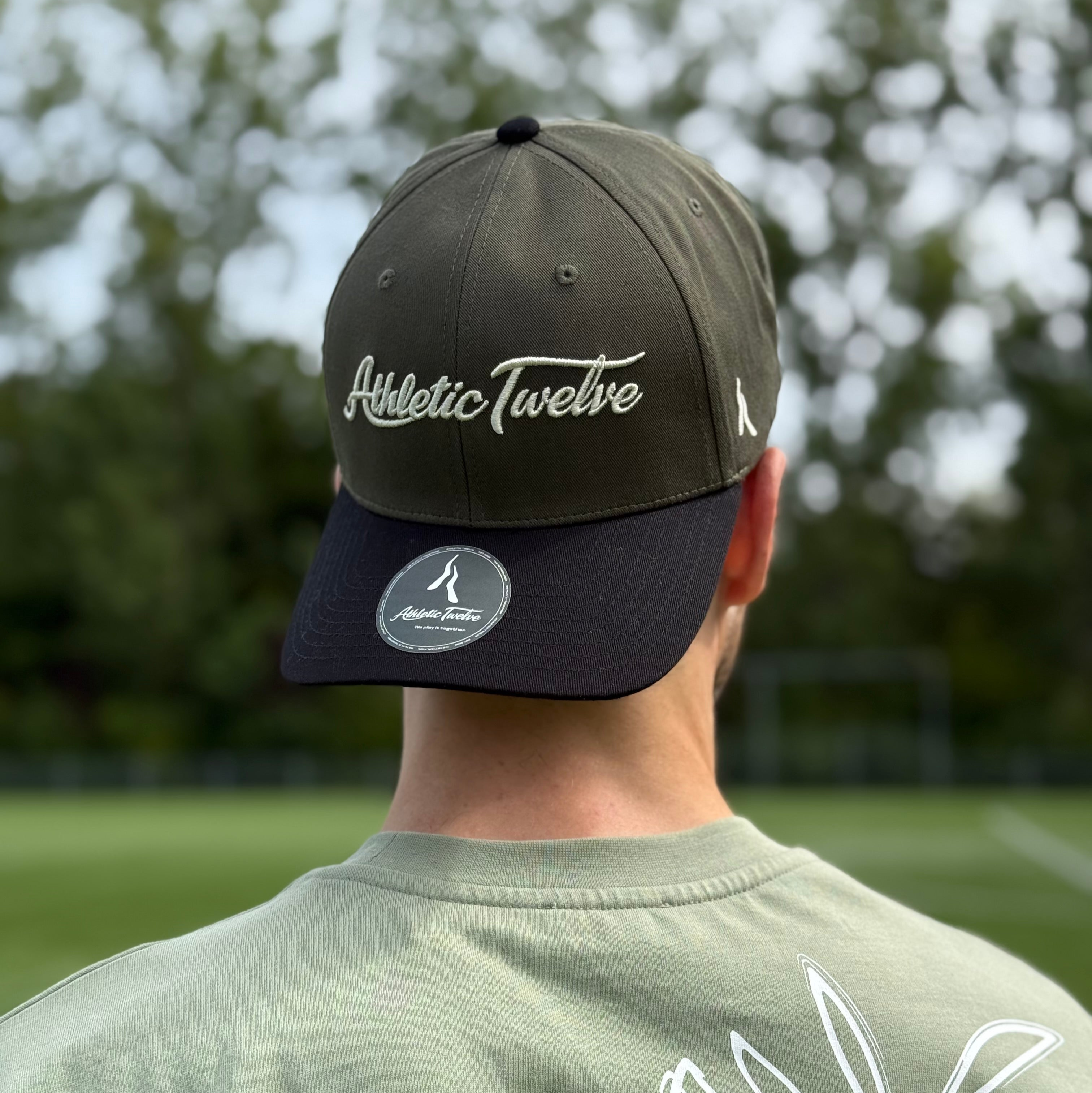 Athletic Twelve baseball cap · Green & black