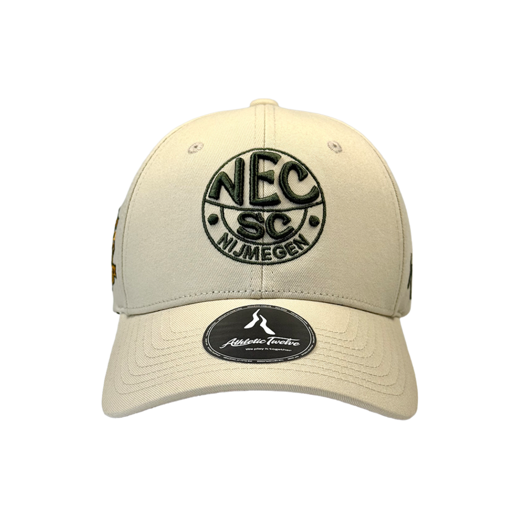 N.E.C. Nijmegen x Athletic Twelve baseball cap · Cream