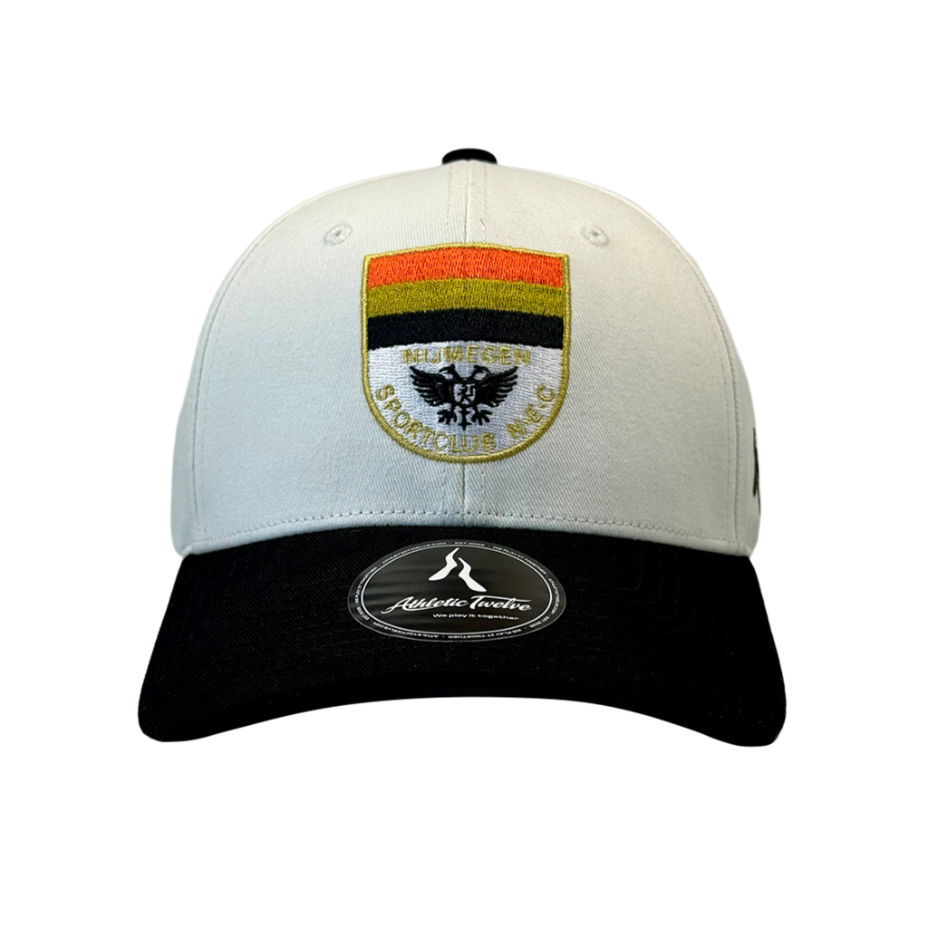 NEC baseball cap · Off-white & black