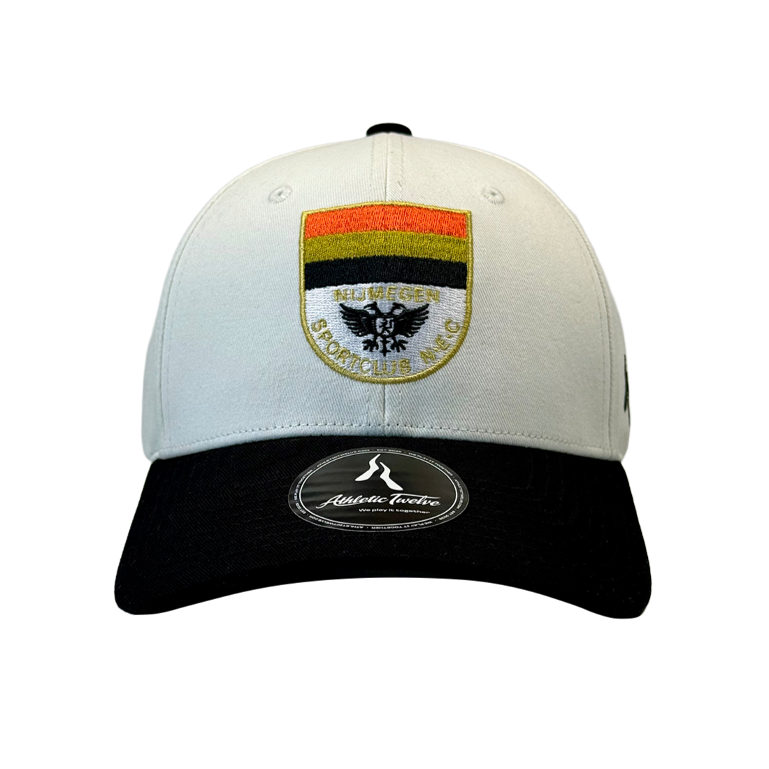 NEC baseball cap · Off-white & black