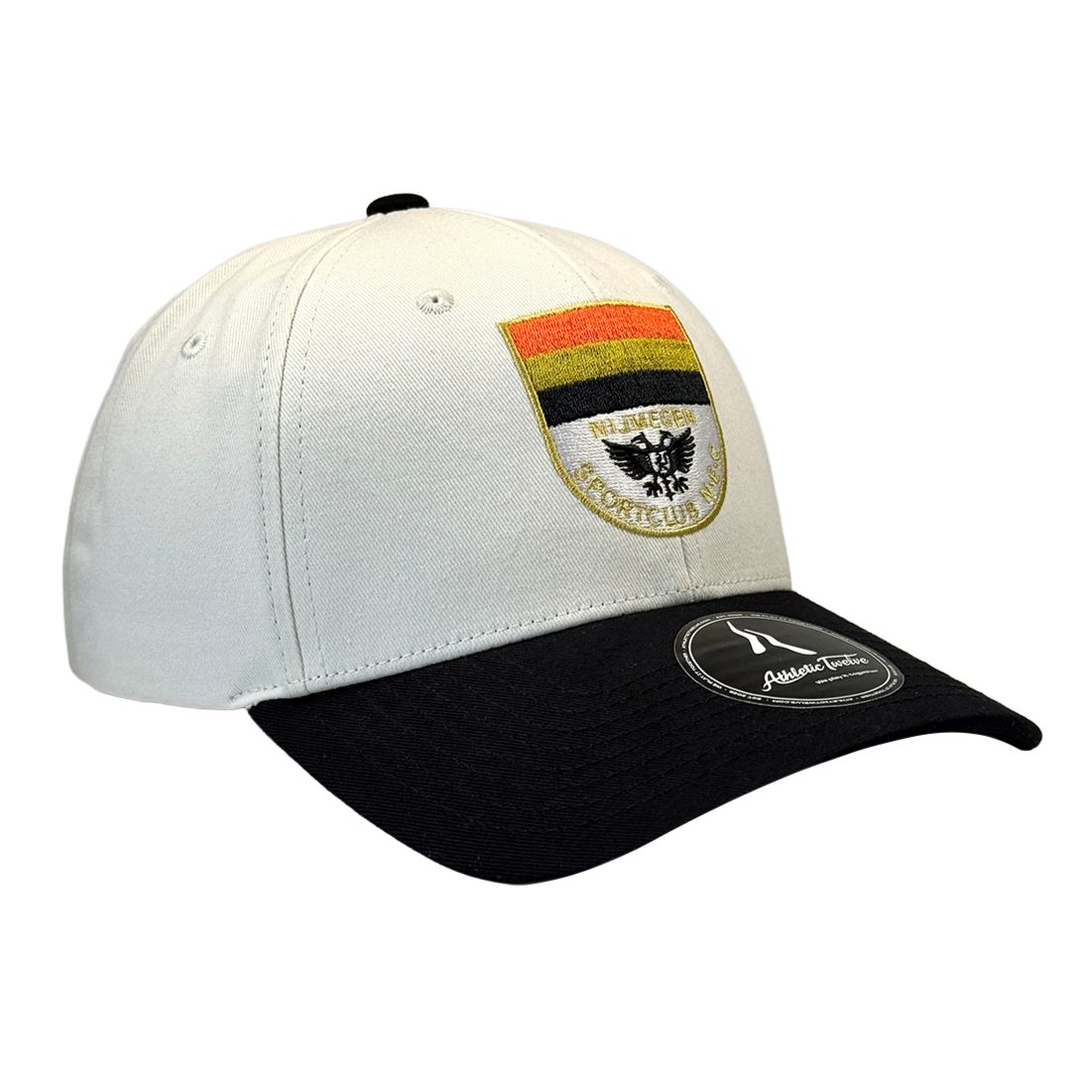 NEC baseball cap · Off-white & black