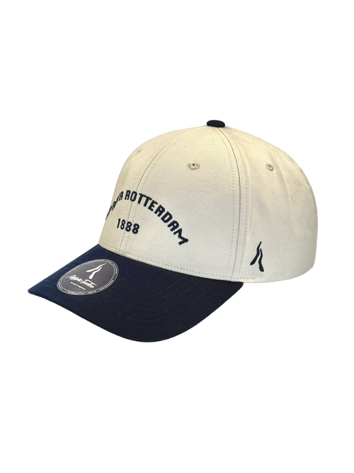 NEC baseball cap · Gebroken wit & zwart