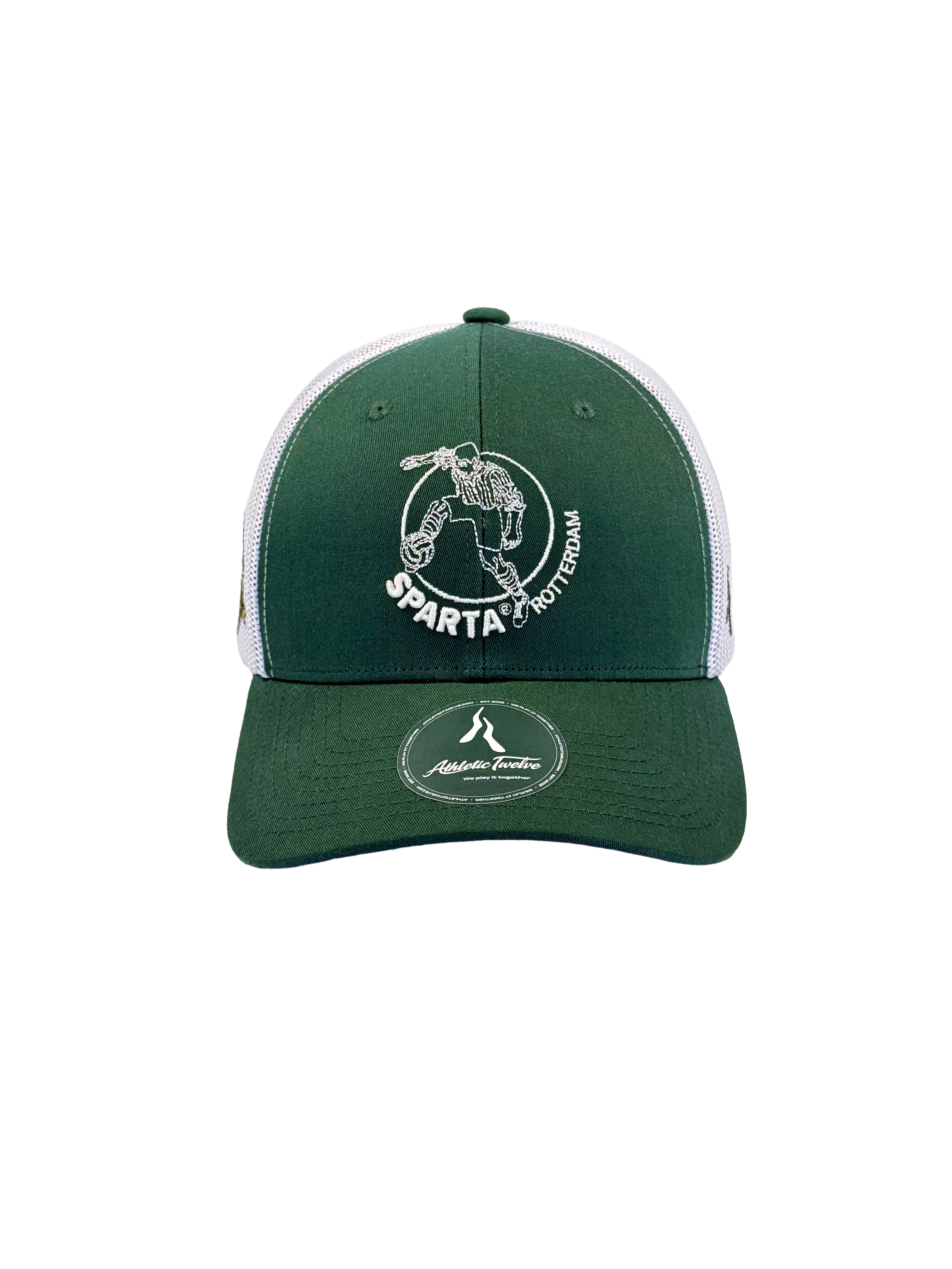 Coming soon · Sparta Rotterdam x Athletic Twelve trucker cap · Green & white